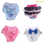 Mar Small Pet Dog Diapers Kitten Jumpsuits Briefs Shorts Washable Small Dog Shorts