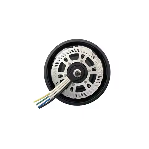 12 Inch Electric Bike Hub Motor with Heat Sink Cover & 300-8 Tire, 60V4000W/72V5000W/120V8000W Disc 