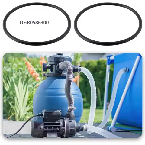 Pack of 2 Large Fluoro Rubber Non Slip O Rings for Above Ground Pool Equipment Model R0586300 Replac