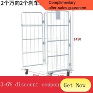 YQ61 Folding Table Trolley Storage Cage Express Turnover Trolley Loader Laundry Trolley Cart Cloth Product Handbarrow Tr