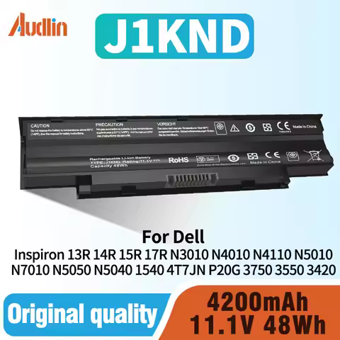 J1KND Battery for Dell Inspiron 13R 14R 15R 17R N3010 N4010 N4110 N5010 N7010 N5050 N5040 1540 4T7JN