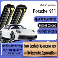Porsche 911 (993/992/991/997/996) Wiper New Upgrades Car Double Rubber Strip Wiper Car wipers