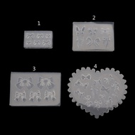 Wellb 3D Mini Bowknot Mould Silicone Nail Carving Casting Mold UV Gel Manicure Tools