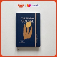 Sổ tay ghi chép A5 sổ chấm dot grid kẻ ngang sketch trơn không dòng kẻ Crabit 130gsm The Sunday Soci