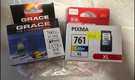 Canon PIXMA 761XL / 760XL 黑白彩色墨水匣
