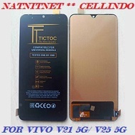 King STAR> LCD TS VIVO V21 5G / V25 5G / V25E / S9E / T1 PRO 5G BLACK ORIGINAL QUALITY