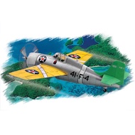 Plastic Model Assembly HOBBYBOSS Scale 1/72 F4F-3 Wildcat (80219)