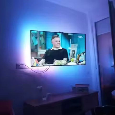 Tv Led Backlight 5V Usb Rgbic Smart Sync Tv Ambilight With Camera 3.8 5M Tv Color Synchronization Ap