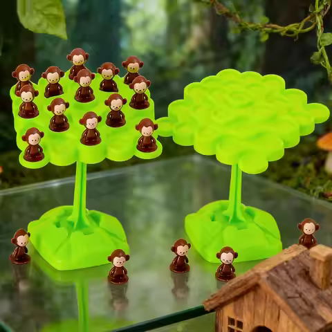 Monkey Balance Tree Focus Balance Training Children's Toys Folding Music Series Parent Child Interac