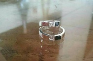 cincin couple kawin perak