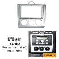 Frame 2 din headunit 9 inch Ford focus manual ac
