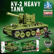 Male Model Toy Armored Vehicle Children Military Compatible Lego Building Block Tank T34 Assembled L