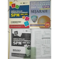 SPM Past year questions kertas soalan peperikasaan sebenar akaun biology chemistry sejarah reference