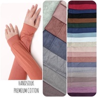 handsock premium cotton sarung lengan handsock muslimah handsock cotton