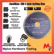 <COOLMAN> 4" Diamond Cutter / Cutting Disc - CT88 / C88 / I88 / U88 Mosaic Disc potong disc