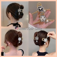 🇲🇾 [Clearance] Korea Women Fashion 11cm Large Metal Hair Clip Flower HairClaw ShowerClip SharkClip K