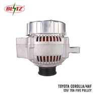 TOYOTA COROLLA 4AF ALTERNATOR ASSEMBLY 12V / 70A FIVE PULLEY BLITZ