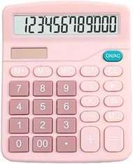 Mini Calculator 12 Digits Solar Power Office Handheld Desktop Calculator Cute Macarons Office Financ