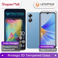 Tempered Glass Oppo A17 / A17k Protego 3D Full Cover Screen Protector