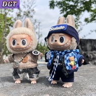 DGT ((Only Baby Clothes) 15cm Heart Macaron Labubu Trendy Clothes Trendy Play Baby Clothes Labubu Cl