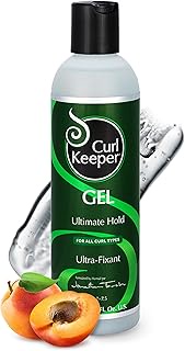 Curl Keeper Ultimate Hold Hair Gel for Curly Hair, 8 Fl Oz - Frizz-Free Hair Styling Gel for Men & W