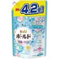 Ariel - BOLD 新款强洗净 純淨清香 室內曬衣消臭含柔順劑洗衣液(皂香)補充裝1680g(4987176190376)【平行進口】