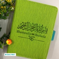 Al-Quran Terjemahan Pelangi Bertajwid Berserta Engrave Nama dan kata-kata Saiz A6 - Qalyma