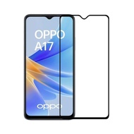 OPPO A17 Full Cover Tempered Glass 6D Color 9D/ 11D/ - Black List