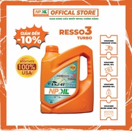 DẦU ĐỘNG CƠ Ô TÔ CAO CẤP RESSO 3 TURBO - API CI4/SL - 15W40 4T - 4L/5L/6L