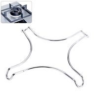 Chrome Plated Metal Stove Top Coffee Maker Pot Trivet Stand Gas Cooker Hob