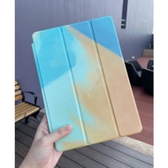Watercolor Rainbow Leather Case Filp Cover For Samsung Tab A7Lite T220 T225 8.7 Tab A T290 T295 8.0