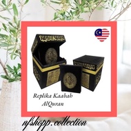 REPLIKA KAABAH BOX SET ALQURAN BALDU REXINE GOLD HANTARAN DOORGIFT