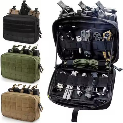 Triple Mag Pouch 5.56/.223 Tactical Magazine Pouch Molle Rifle Chargers Holder Admin Pouch Utility E