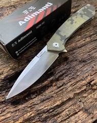 มีดพับGanzo Skimen ของแท้100% โดยตัวแทนจำหน่าย Ganzo ประเทศไทย. เหล็ก D2 วัสดุด้าม G10/สแตนเลส