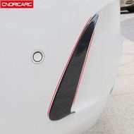Car Rear Side Body Trim Stickers Splitter Spoiler Air Knife Decoration For Mercedes Benz C Class Est