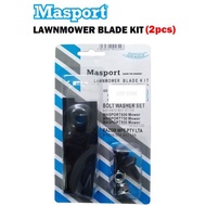 [LOCAL] MASPORT/ROVER Lawnmower Blade 2pcs Per pack/ Mata Mesin Tolak/ Lawnmower Blade Kit for OGAWA