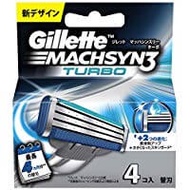 吉列 Mach3 Turbo 替換刀片 4入