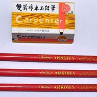 HITAM PERALATAN KAYU Carpenters ARROW Pencil Building Pencil Large Size Wood Material Number 25 Thic