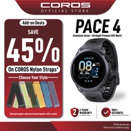 COROS PACE 4 Premium Black Crystal & Cloud White GPS Smartwatch Jam Running Training Gym Racing Outd