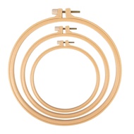 Brown plastic embroidery hoop / cross stitch hoop Ring / Gelung sulaman embroidery tool