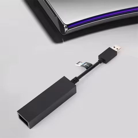 N10R For PS5 PlayStation 5 Console VR Connector USB3.0 Mini Camera Adapter PS VR to PS5 Cable Adapte