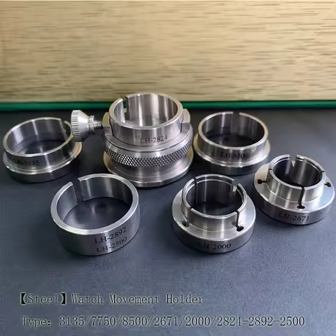 Stainless Steel Rotatable Watch Movement Seat Holder Tool For ETA 2824/2671/7750/2000/8500/3100/3135
