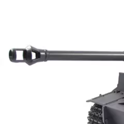 Metal Mato 1/16 Tiger I RC RTR Tank Model Infrared Version Barrel Recoil Gray Color 1220 TH00651-SMT