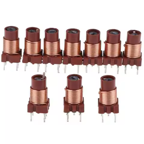 High Frequency Adjustable Inductor Ferrite Core Variable Coil 0.6uH 1.7uH Electronic Parts For Signa