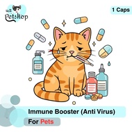 Immune Booster Vitamin FIP Anti-Virus/ Calici/ Panleu/ - Immune Booster for Cats and Dogs