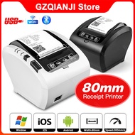 POS Printer 80mm Thermal Receipt Printer Bluetooth Wireless Printer With Auto Cutter For Restaurant