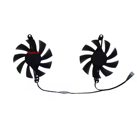 2Pcs/Set,FL8015 12VB,85MM Diameter Size,9.8cm Mounting Pitch,GPU Cooler,For Alseye RX 580 de 8gb,RX5