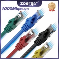 ZoeRax Ethernet Cable Cat6 24AWG Gigabit High Speed 1000Mbps Internet Cable RJ45 UTP Network LAN Cor
