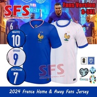 [SFS] Top Quilty 2024 Europe France Fan Edition Home Men's Football Jersey S-5XL Birthday Festival G