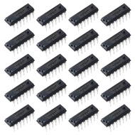 20pcs SN74LS32N 74LS32 74LS32N HD74LS32P DM74LS32N Cip Pintu OR Positif 2-Input Quadruple, DIP-14